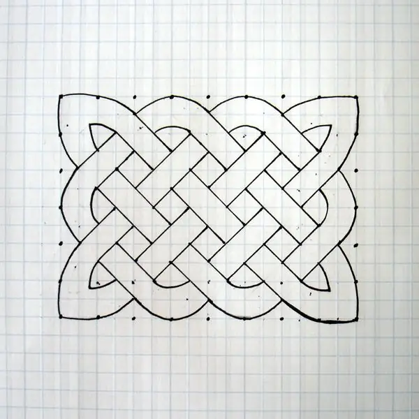 Drawing a Celtic pattern by dots