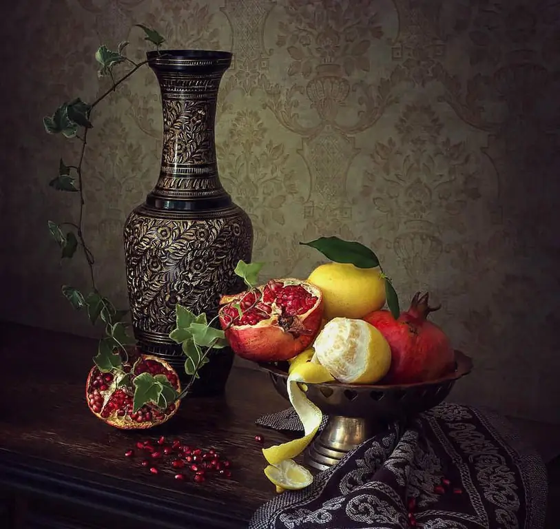 Oriental still life with a jug