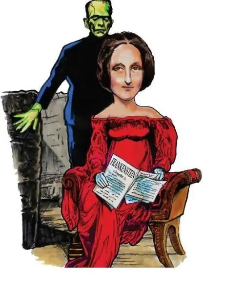 Mary Shelley. Frankenstein author