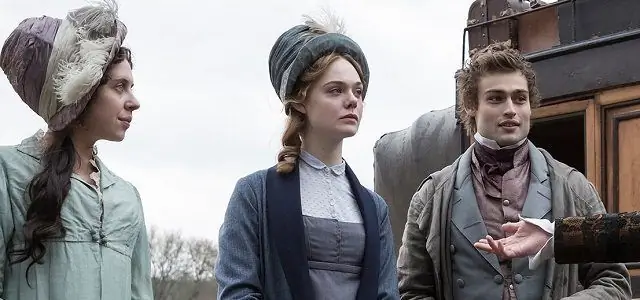 Optagelser fra filmen om Mary Shelley