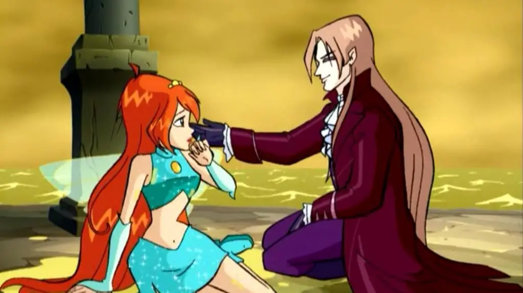 معجبة winx حول bloom و v altora