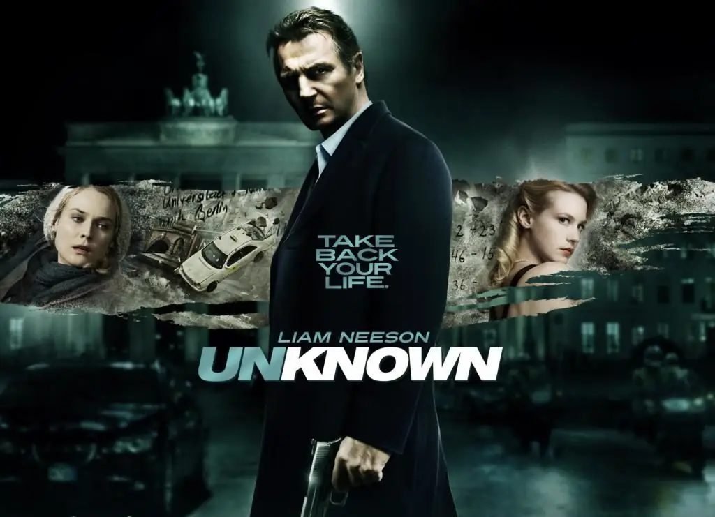 Film "Unknown" (2011): ülevaated, näitlejad ja rollid, süžee