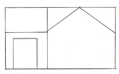 Hvordan man tegner et hus med en blyant