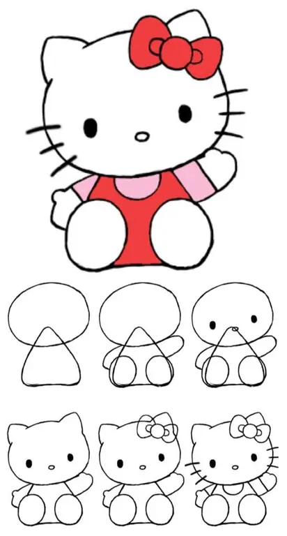 Hello Kitty кадам-кадам көрсөтмөлөрү