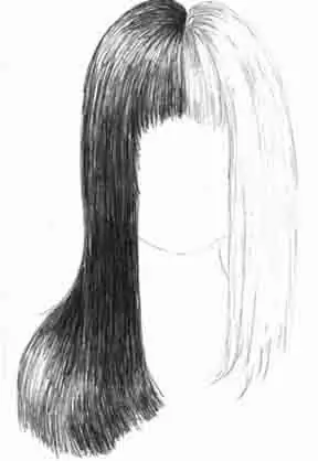 how to draw hair in photoshop