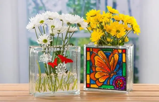 Bemalen von Glas mit Acrylfarben