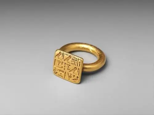 Egyptisk guldring