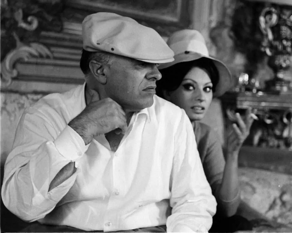 Sofia Loren et Carlo Ponti