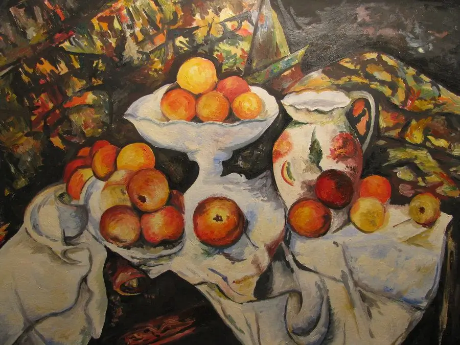 Famous still life and Cezanne