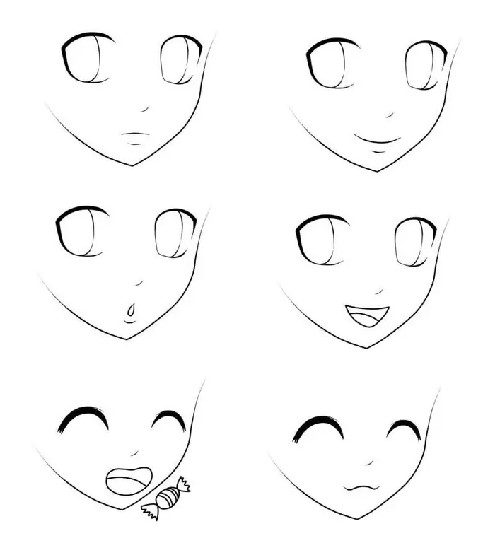 Anime mouth drawing