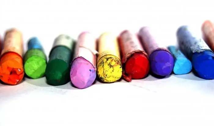 Pastel crayons