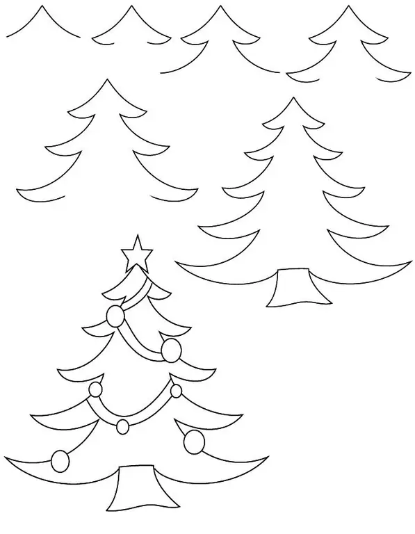 simple christmas tree for kids