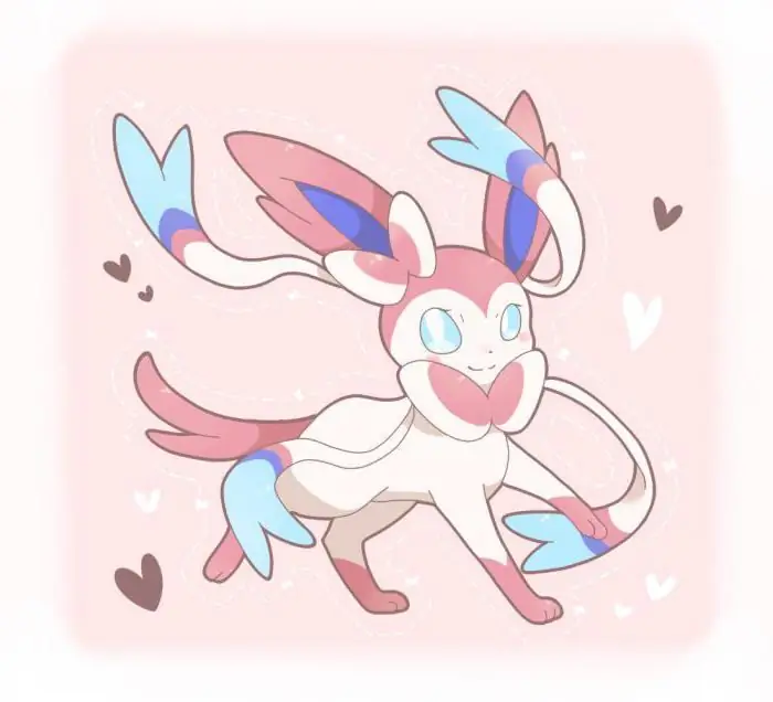 Pokemon Sylveon: hogyan kell rajzolni?