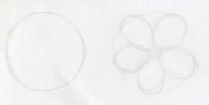 Tutoriel étape par étape sur la façon de dessiner des fleurs avec un crayon