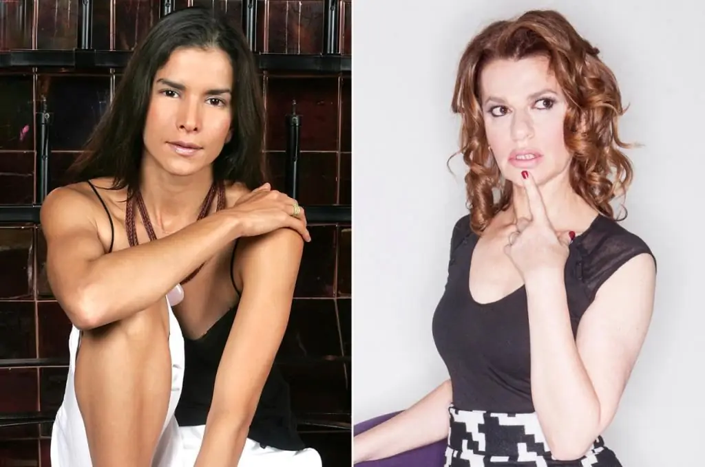 Patricia Velasquez and Sandra Bernhard