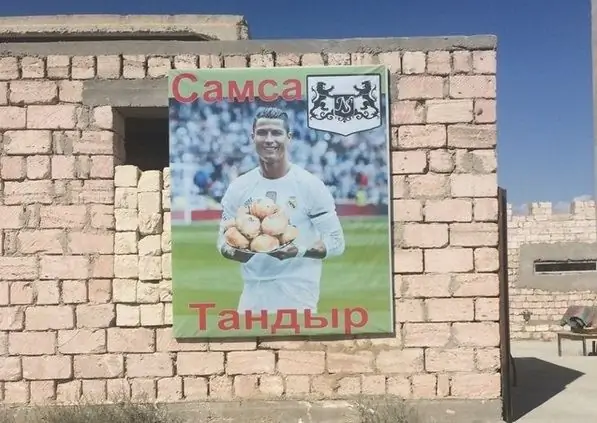 Ronaldu samsani reklama qiladi