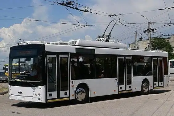 how to draw a trolleybus