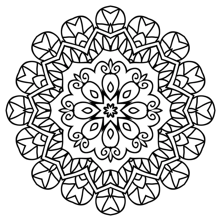 how to color he alth mandala