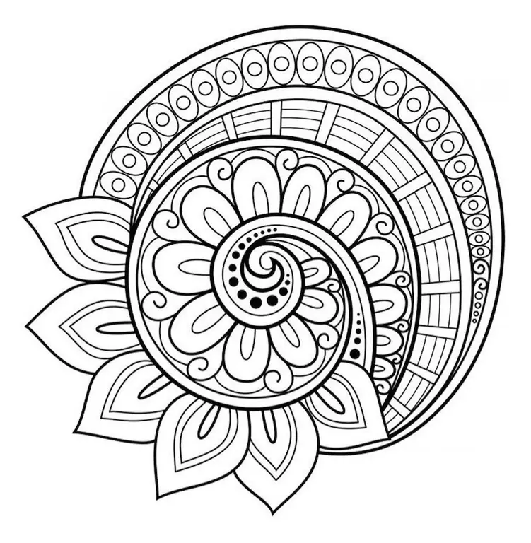 Padrão de mandala