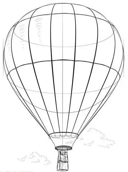 Com dibuixar un globus aerostàtic