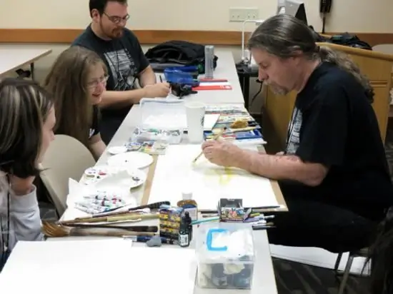 gouache painting master class