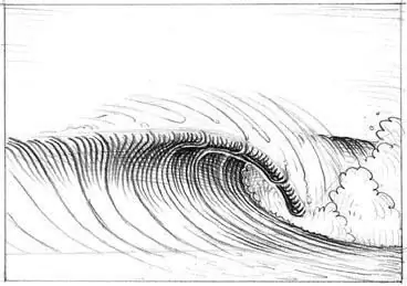 comment dessiner des vagues