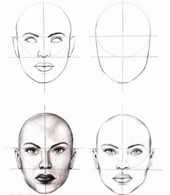 how to draw a portrait