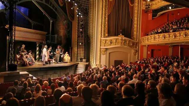 Representació d'una obra de teatre antiga