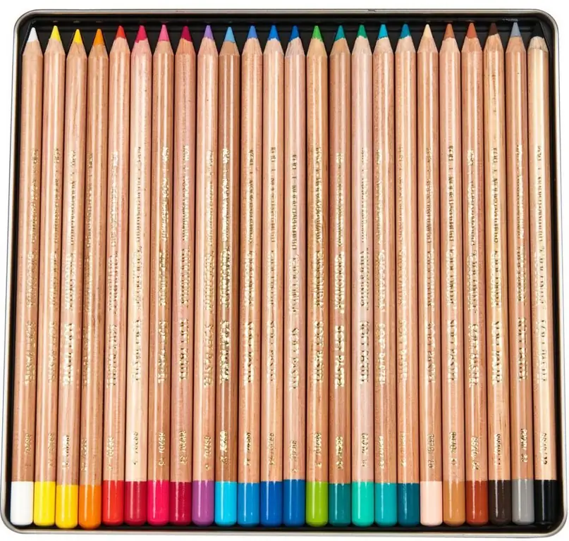 Pastel pencils: types, description, features of drawing technology