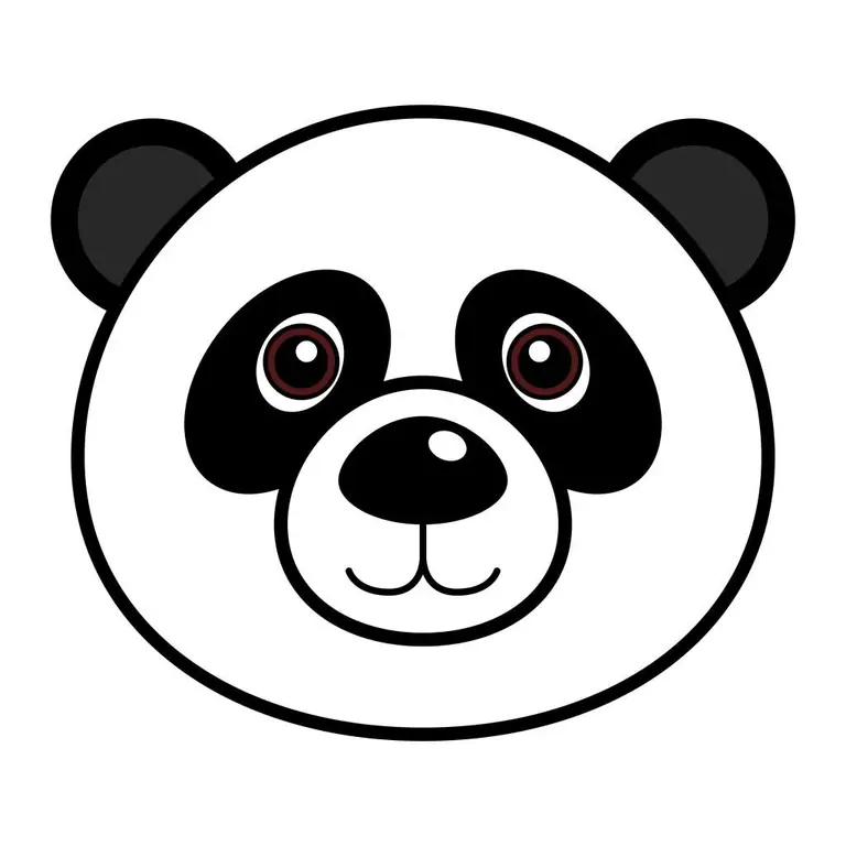 Pandas purna zīmējums