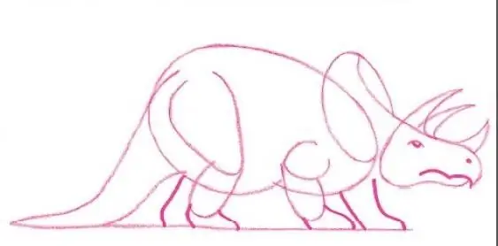 How to draw dinosaurs with a pencil