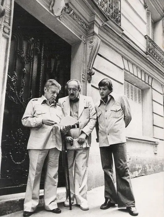 V. Maksimov, A. Galich a Vadim Delaunay. Paříž, 1977