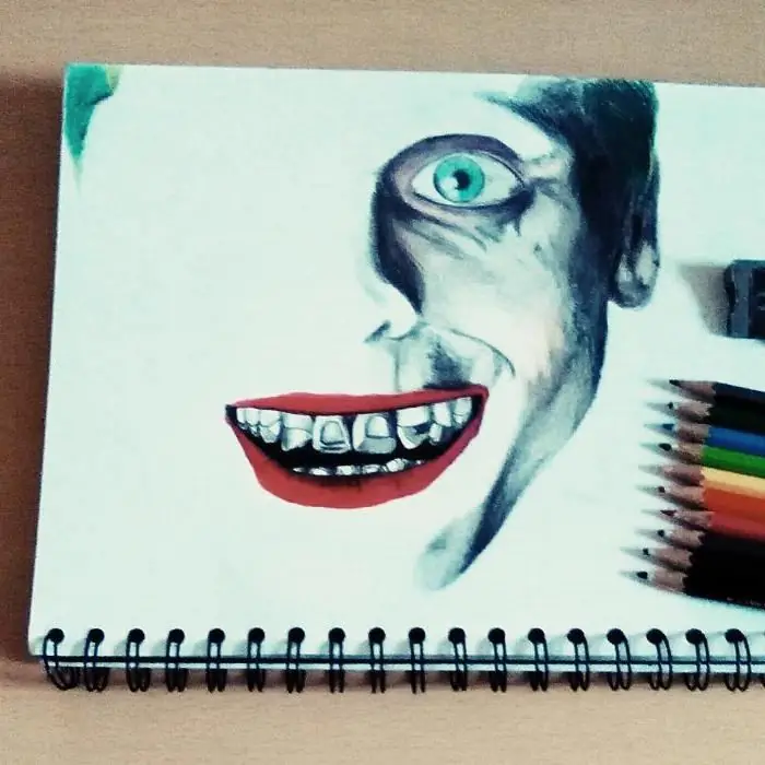 How to draw the Joker from Suicide Squad: basic guidelines and steps