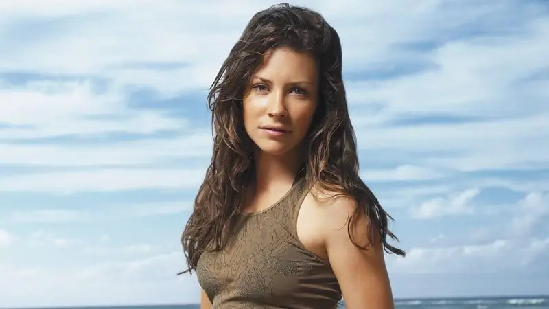 Desperate Kate Austin og skuespillerinden Evangeline Lilly: "Lost"