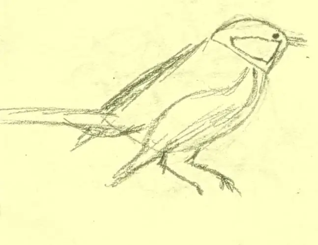 lukis burung pipit