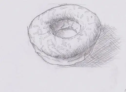 como desenhar um donut por células