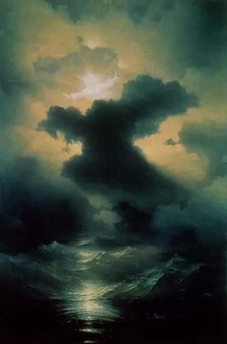 Aivazovsky's schilderij "Chaos" in het Vaticaan: foto, beschrijving van het schilderij