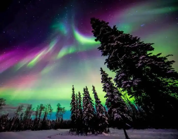 how to draw northern lights