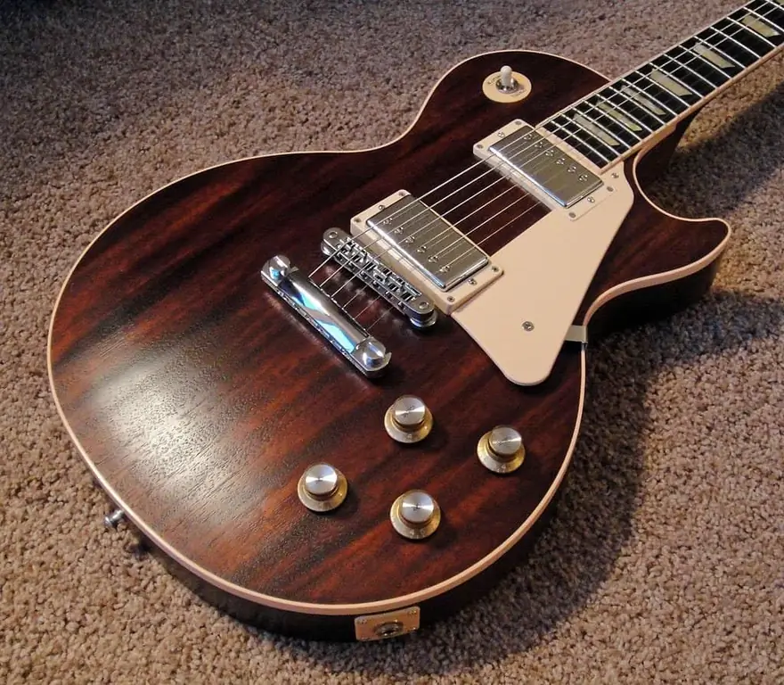 mahogany top