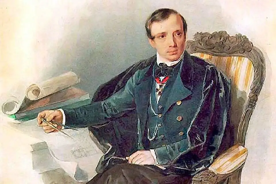 Artist Alexander Pavlovich Bryullov