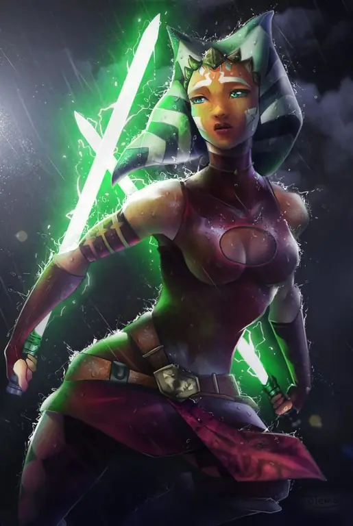 Ahsoka Tano, "Star Wars": historia ya mhusika, kuunganisha katika njama, mwonekano, jinsia, ujuzi na uwezo