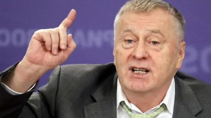 Piadas de Zhirinovsky: política com um ponto