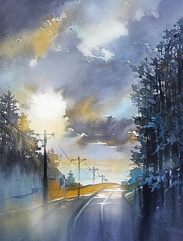 Unieke aquarel