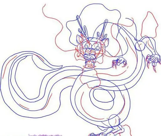 how to draw a chinese dragon