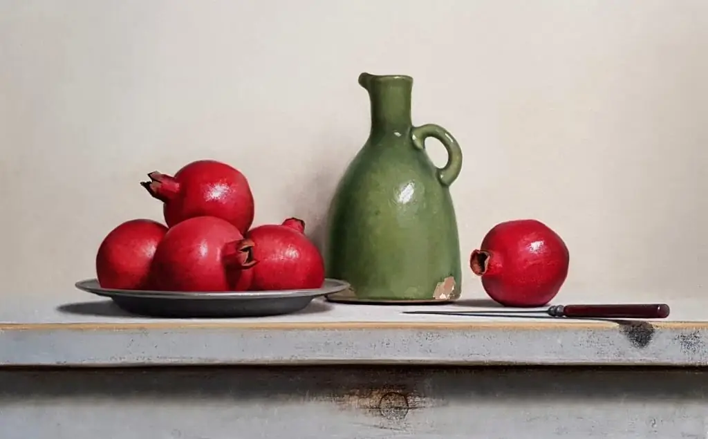 staging a still life for painting