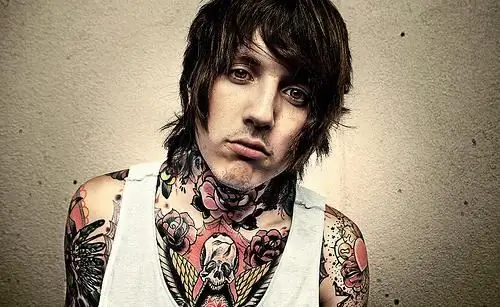 Oliver Sykes tatoeëermerke