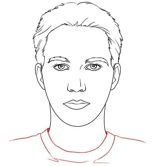 how to draw a human face