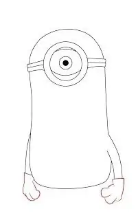 how to draw a minion girl step by step