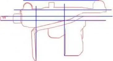 comment dessiner un fusil d'assaut kalachnikov