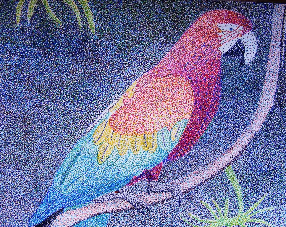 Pointillistische stijl